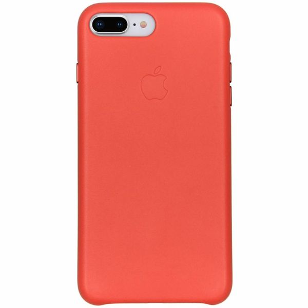 Apple Leather Backcover iPhone 8 Plus / 7 Plus - Geranium