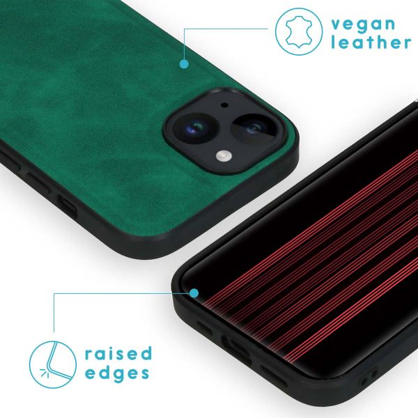 imoshion Uitneembare 2-in-1 Luxe Bookcase Apple iPhone 15 - Donkergroen