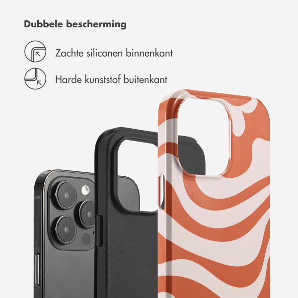 Selencia Vivid Tough Backcover iPhone 14 Pro Max - Dream Swirl Orange