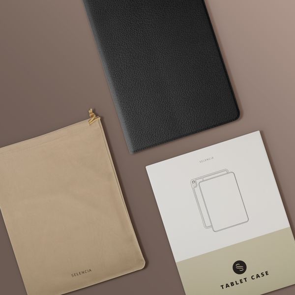 Selencia Riva Bookcase Samsung Galaxy Tab S11 - Zwart