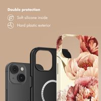 Selencia Vivid Back Cover with MagSafe Apple iPhone 14 - Vintage Peony