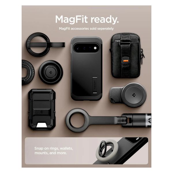Spigen Tough Armor Backcover MagSafe Google Pixel 11 - Black