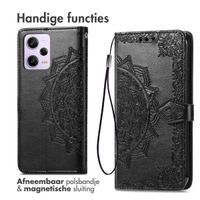 imoshion Mandala Bookcase Xiaomi Redmi Note 12 Pro (5G) - Zwart