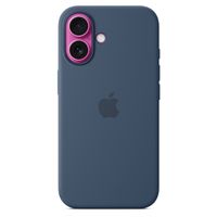 Apple Silicone Backcover MagSafe iPhone 16 - Denim