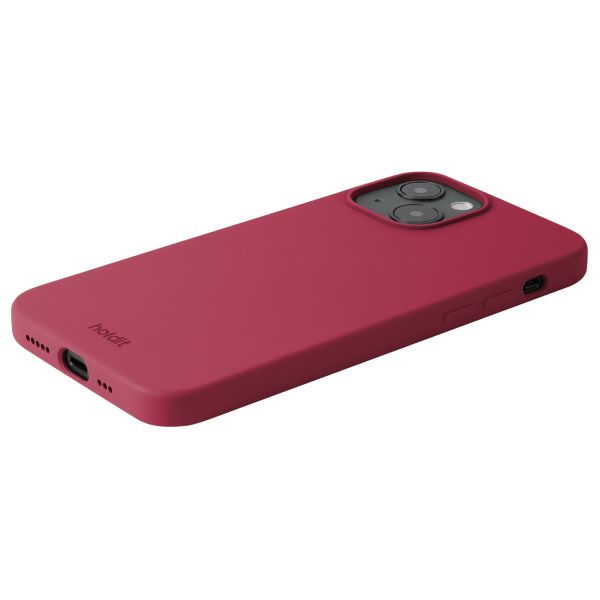 Holdit Silicone Case Apple iPhone 14 / 13 - Red Velvet