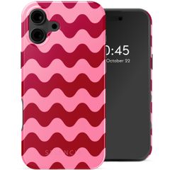 Selencia Vivid Tough Backcover met MagSafe iPhone 16 - Wave Vibes Lipstick