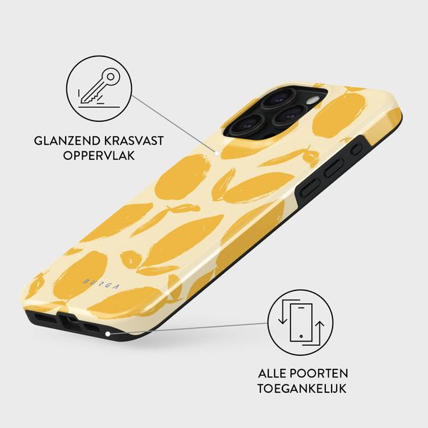 Burga Tough Backcover Apple iPhone 15 Pro - Lemon Tart