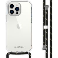 imoshion Backcover met koord Apple iPhone 14 Pro Max - Zwart & Goud