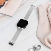 imoshion Milanees vouwbandje Apple Watch Series 1 t/m 9 / SE (38/40/41 mm) | Series 10 / 11 (42 mm) - Zilver