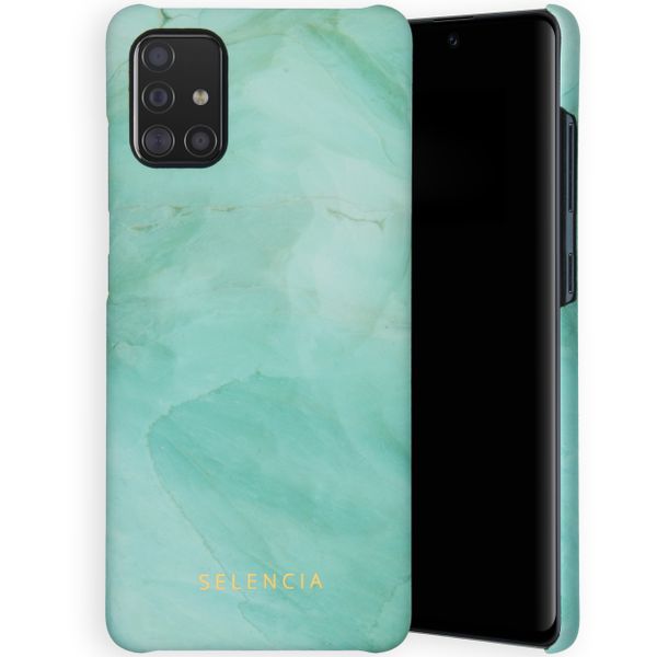 Selencia Maya Fashion Backcover Samsung Galaxy A71 - Marble Green