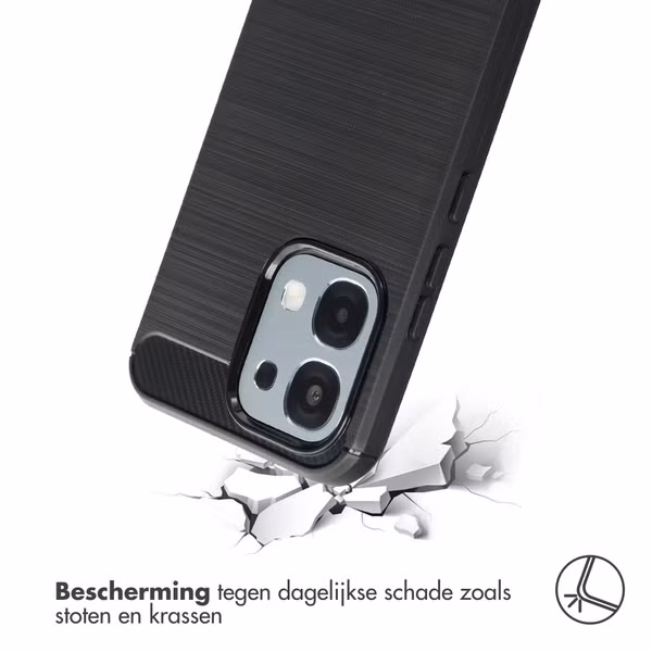 imoshion Brushed Backcover Oppo A6 Pro (5G) - Zwart