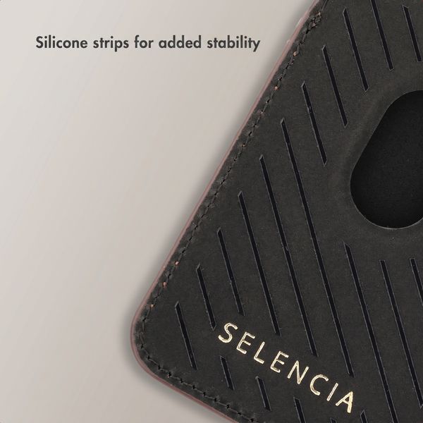 Selencia Croco Card Holder with MagSafe - Choco Brown