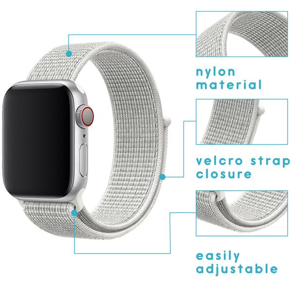 imoshion Nylon bandje Apple Watch Series 1-10 / SE / Ultra (2) - 42/44/45/46/49 mm