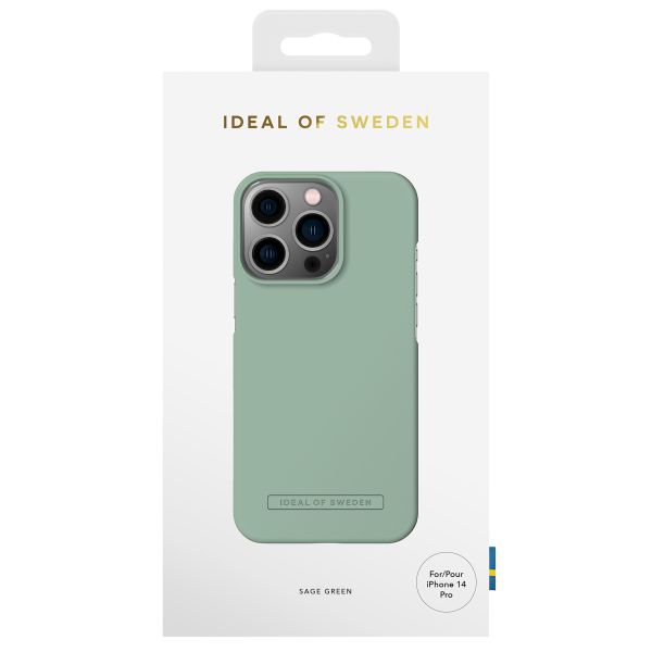 iDeal of Sweden Seamless Case Backcover iPhone 14 Pro - Sage Green