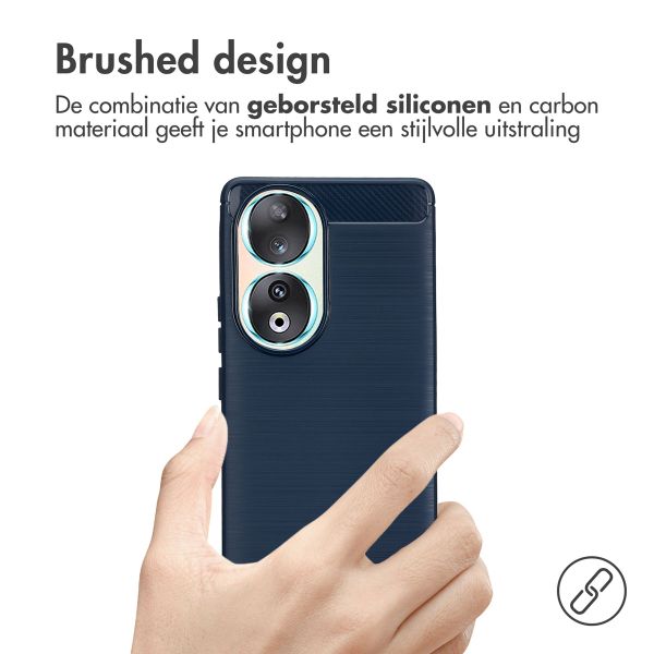 imoshion Brushed Backcover Honor 90 - Donkerblauw