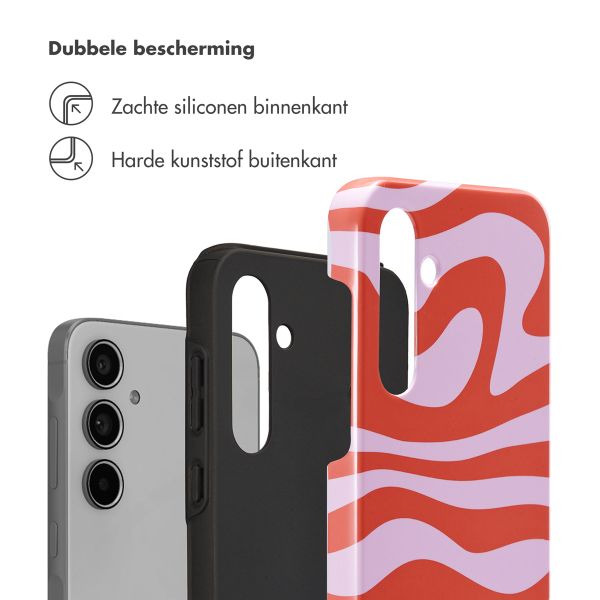 Selencia Vivid Backcover Samsung Galaxy A55 - Dream Swirl Pink