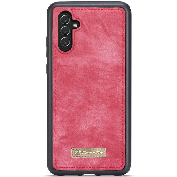 CaseMe Luxe Lederen 2 in 1 Portemonnee Bookcase Samsung Galaxy A13 (5G) / A04s - Rood