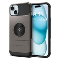 Spigen Slim Armor Backcover MagSafe Apple iPhone 15 / 14 / 13 - Gunmetal