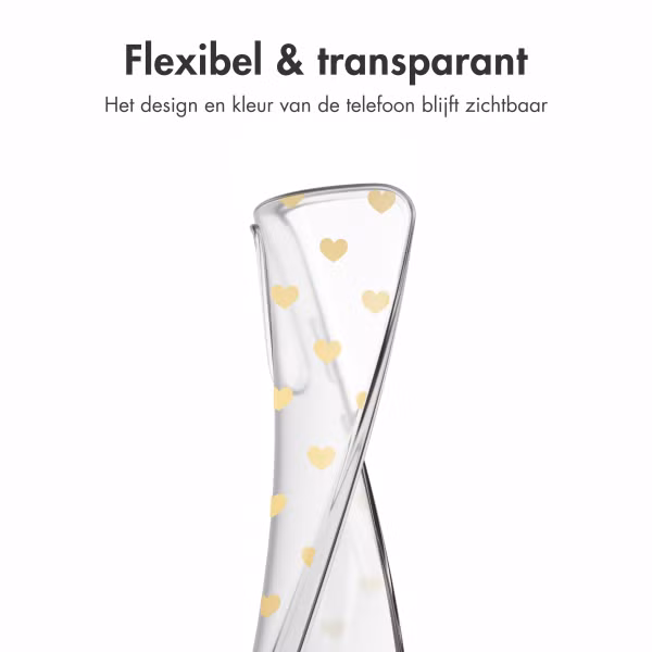 imoshion Design hoesje Samsung Galaxy S25 Edge - Golden Hearts