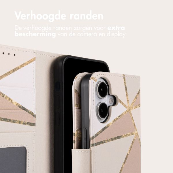 imoshion Design Bookcase iPhone 16 - Beige Graphic