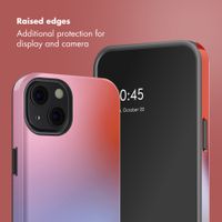 Selencia Vivid Back Cover with MagSafe Apple iPhone 13 - Gradient Soft Blush