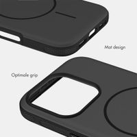 imoshion Color Backcover met Thin MagSafe Ring Apple iPhone 16 Pro - Zwart