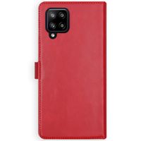 Selencia Echt Leren Bookcase Samsung Galaxy A42 - Rood