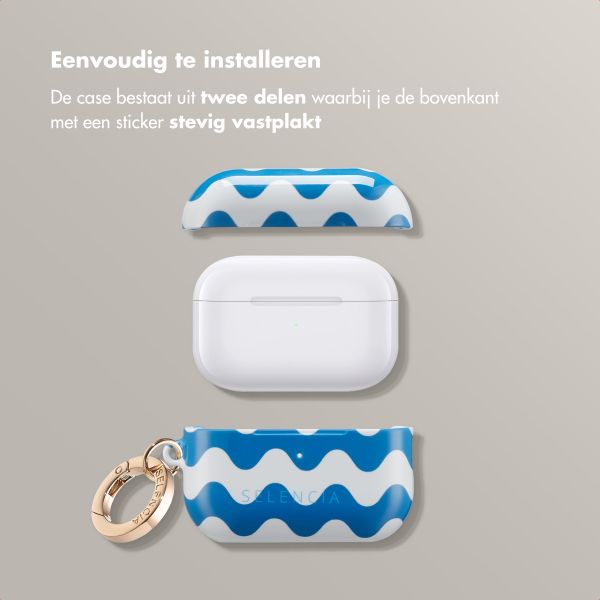 Selencia Vivid Case Apple AirPods Pro 2 - Wave Vibes Classic Blue