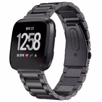 imoshion Stalen bandje Fitbit Versa / Versa 2 / Versa Lite - Zwart