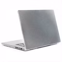 Selencia Glitter Cover Apple MacBook Air 15 inch (2023 / 2024 M3 / 2025 M4 / 2026 M5) - Transparant