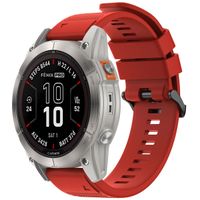 imoshion QuickFit® Siliconen bandje  - Garmin 26 mm aansluiting - Rood