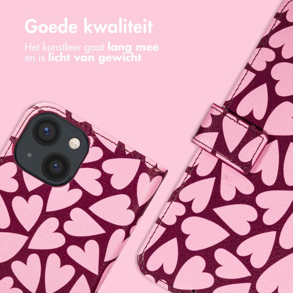 imoshion Design Bookcase Apple iPhone 13 - Hearty Blush