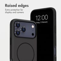 imoshion Colour Back Cover with Thin MagSafe Ring Apple iPhone 17 Pro Max - Black