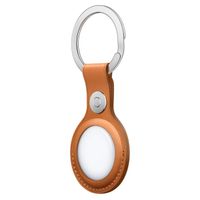 Apple Leather Key Ring Apple AirTag - Golden Brown