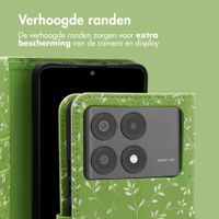 imoshion Design Bookcase Xiaomi Poco X6 Pro - Green Flowers