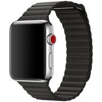 Apple Leather Loop M Apple Watch Series 1-10 / SE / Ultra (2) - 42/44/45/46/49 mm - Charcoal Gray