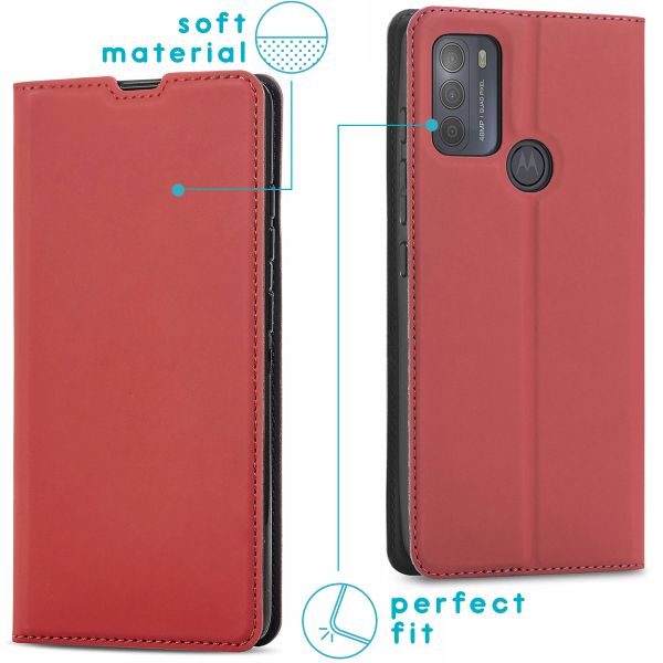 imoshion Slim Folio Bookcase Motorola Moto G50 - Rood