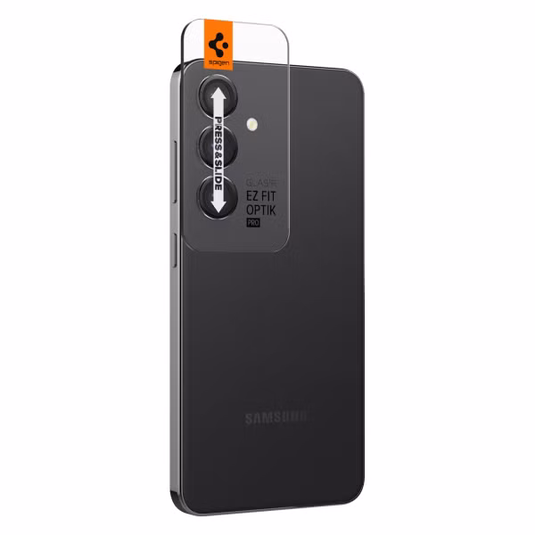 Spigen GLAStR EZ Fit Optik Camera Protector 2 Pack Samsung Galaxy S24 Plus - Black