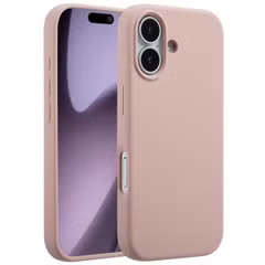 Accezz Liquid Silicone Backcover met MagSafe Apple iPhone 17 - Roze