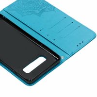 Mandala Bookcase Samsung Galaxy S10 Plus - Turquoise