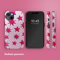 Selencia Vivid Backcover met MagSafe Apple iPhone 13 - Stars Rubine Red Light Pink