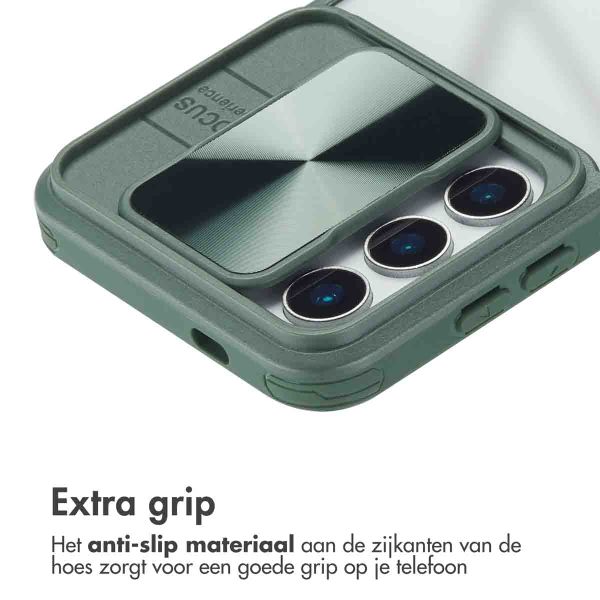imoshion Camslider Backcover Samsung Galaxy S25 - Donkergroen