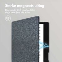 imoshion Canvas Sleepcover Bookcase Kobo Elipsa 2E - Zwart