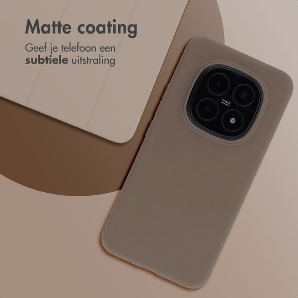 imoshion Color Backcover Xiaomi Redmi Note 15 Pro Plus (5G) - Bruin