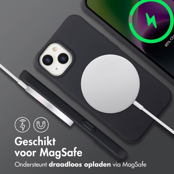imoshion Color Backcover met afneembaar koord MagSafe Apple iPhone 14 - Zwart
