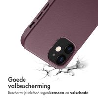 Accezz MagSafe Leather Backcover iPhone 12 (Pro) - Heath Purple