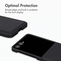 Accezz Grid Back Cover Samsung Galaxy Z Flip 8 - Black