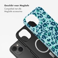 Selencia Vivid Tough Backcover met MagSafe iPhone 14 - Wild Spots Light Blue