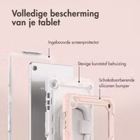 imoshion Rugged Kidsproof Backcover Samsung Galaxy Tab A9 Plus - Lichtroze