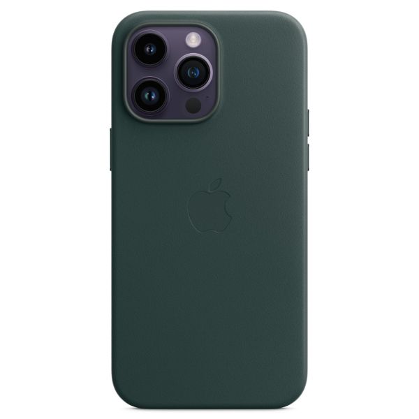 Apple Leather Backcover MagSafe Apple iPhone 14 Pro Max - Forest Green